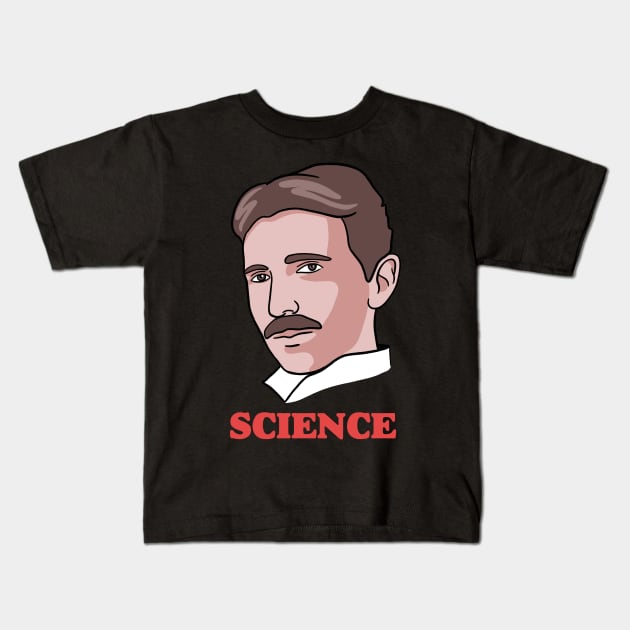 Nikola Tesla - Science Kids T-Shirt by isstgeschichte